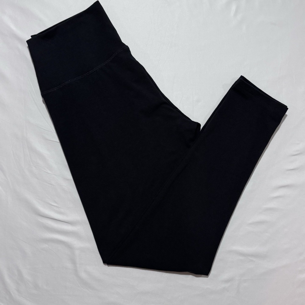 OFFLINE By Aerie OG Original High-Rise Black Solid Ankle Leggings Stretch Size L